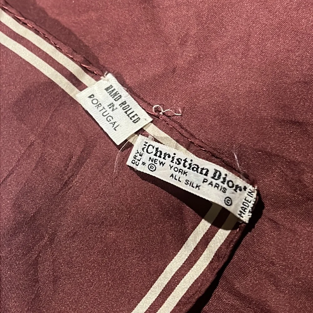 Vintage Christian Dior Square Scarf